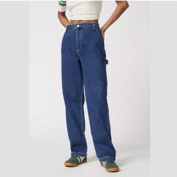 Abrand 26 Slouch Carpenter Women's Painter Jeans Relaxed Baggy Y2K 90s Style - Picture 1 of 11